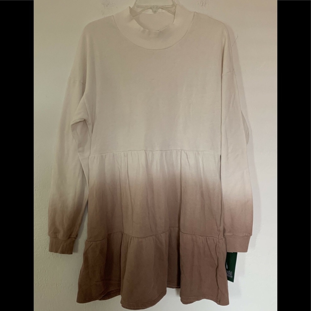 Wild Fable Ombre Sweatshirt Dress (NWT) - Picture 2 of 6